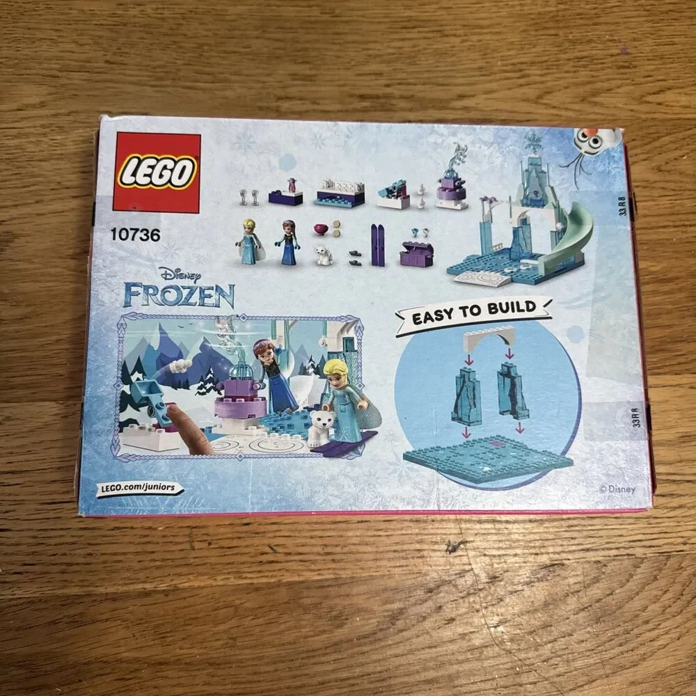 LEGO Juniors Disney Anna & Elsa's Frozen Playground 10736 New Open Box